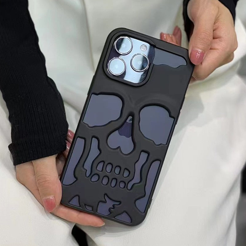 Norvo | Gothic Midnight Skull Telefonveske