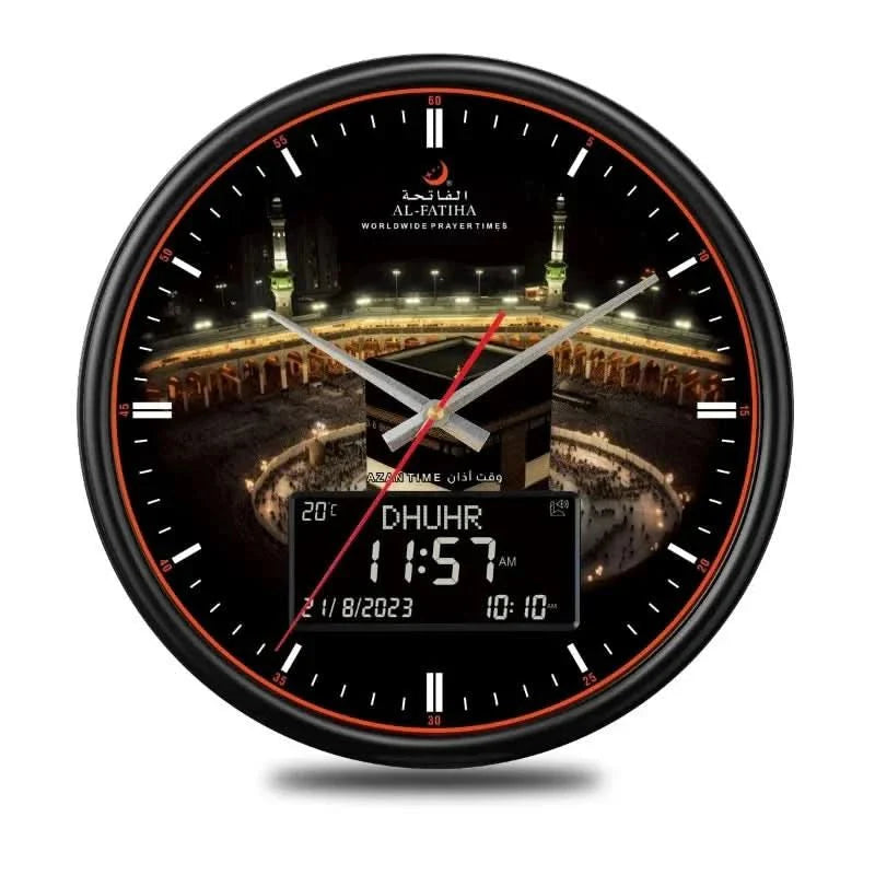 Norvo | Bønn klokke med automatisk azan justering og 10 azan lyder
