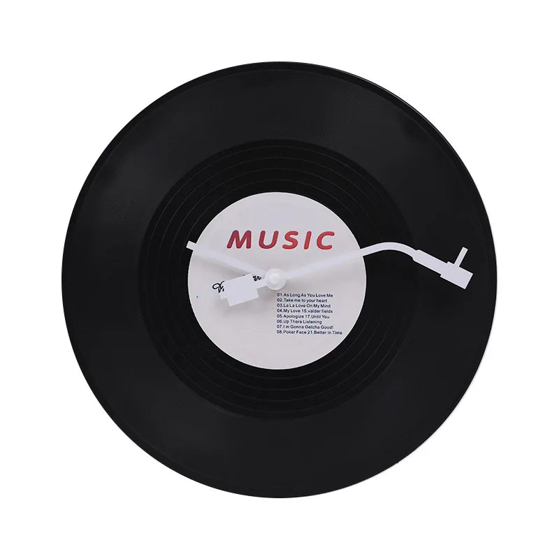 Norvo | Musikalisk Vinyl Plakatveggklokke