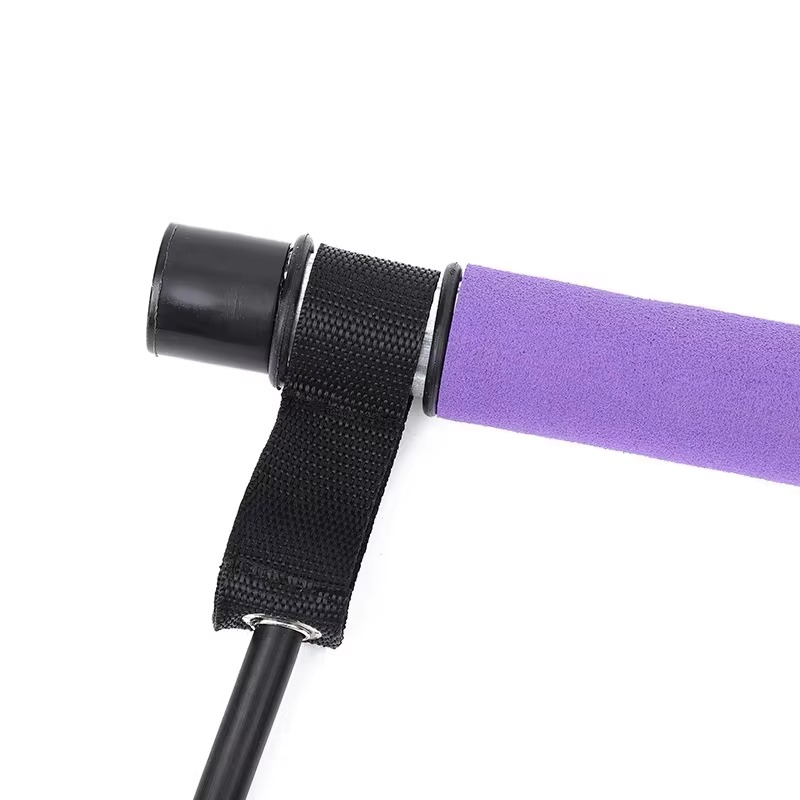 Norvo | Bærbar Pilates Bar Sett med Motstandsbånd for Fullkropps Trening Hjemme