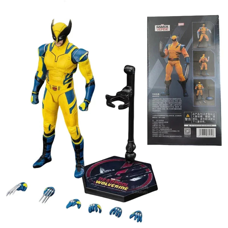 Super War Deadpool & Wolverine Samlefigurer Sett - Anime Inspirerte Leker