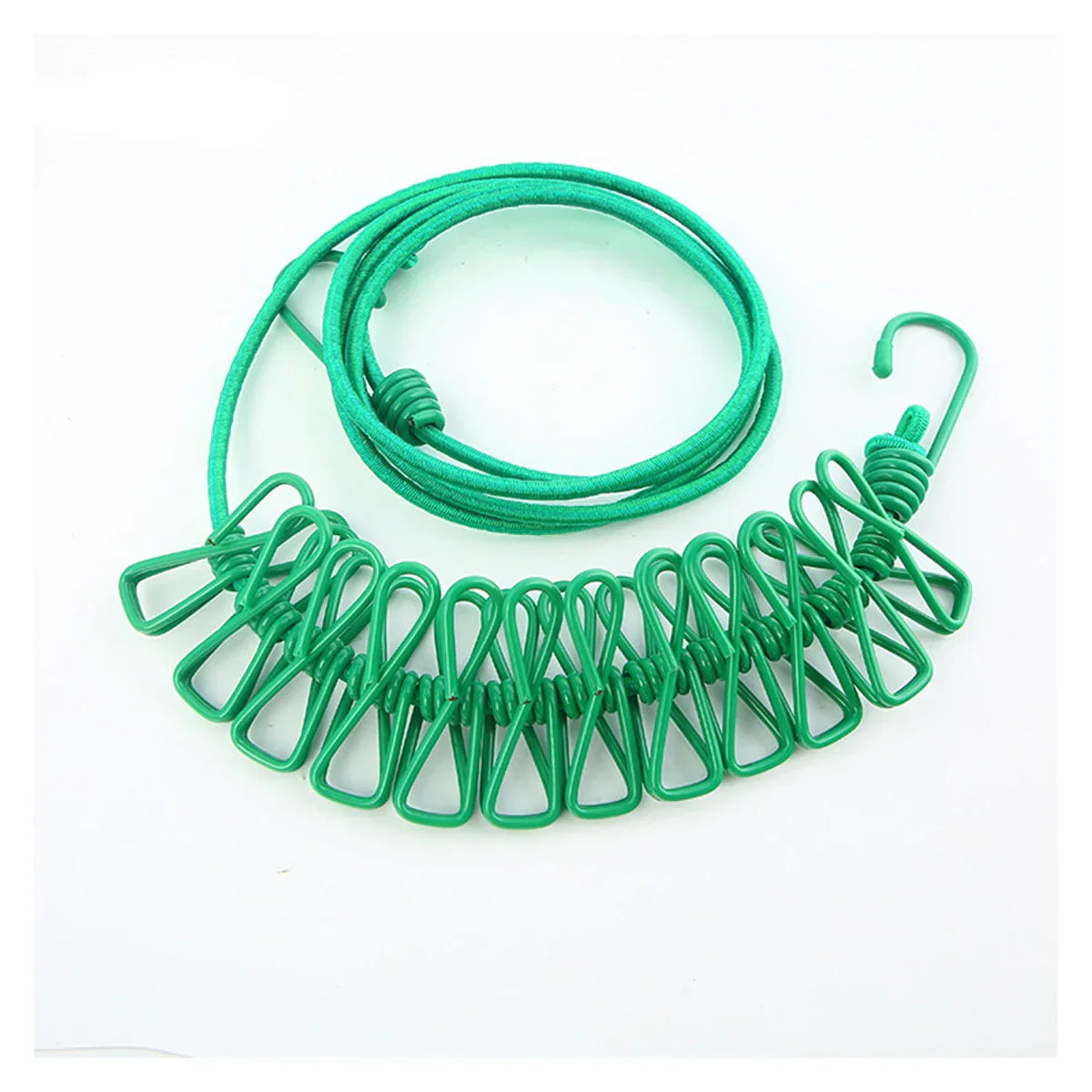 Norvo | Vindbestandig Antiskli Elastisk Multi-Klips Reisetørkeline