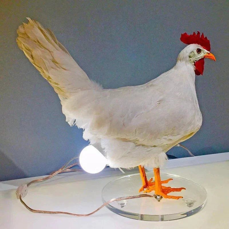 Norvo | Dekorative Nattlys Simulert Dyr Morsom Påske Husdekorasjon Fest Karneval Kyllinglampe Kylling Nattlys Smykker