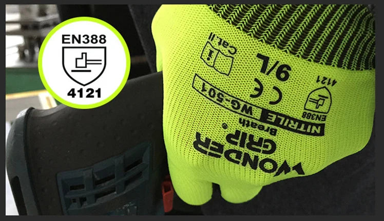 Norvo | Arbeidshansker med Wonder Grip – Halkefrie hansker for hagearbeid og håndverk