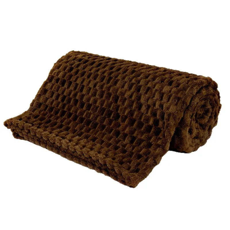 Norvo | CosyNest Fleece Teppe | Flanell Fleece Kose Teppe | Mykt & Lett | Varme Sofateppe for Høst & Vinter | Gaveidé til Jul