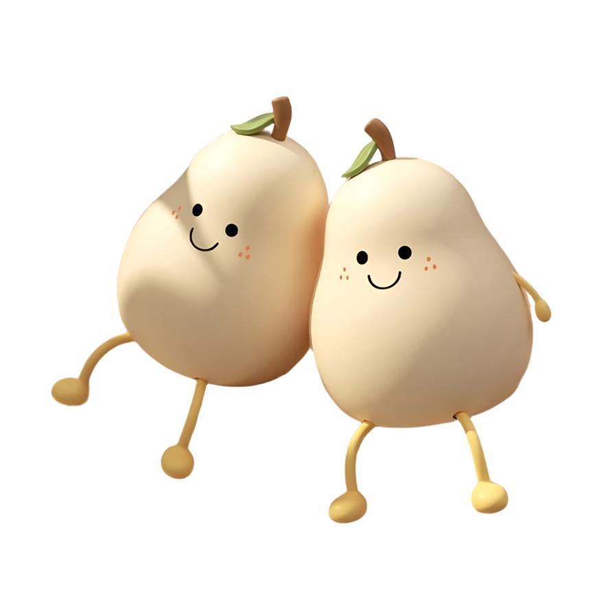 Norvo | LED Nattlys Pære | Koselig og USB-oppladbar - Dimmer og Endrer Farger