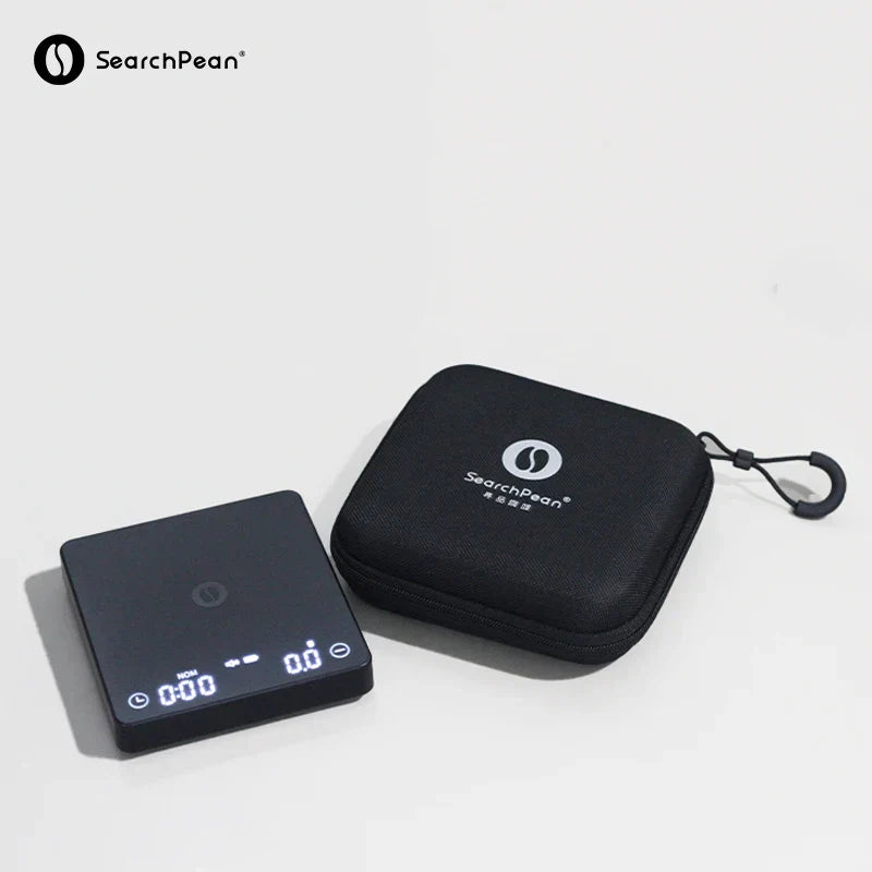 Norvo | SearchPean Tiny/Tiny2s Espresso Kaffekjøkkenvekt, Mini Smart Timer, USB, 2 kg/0.1 g/oz/ml, gratis frakt, gave til mann og kvinne