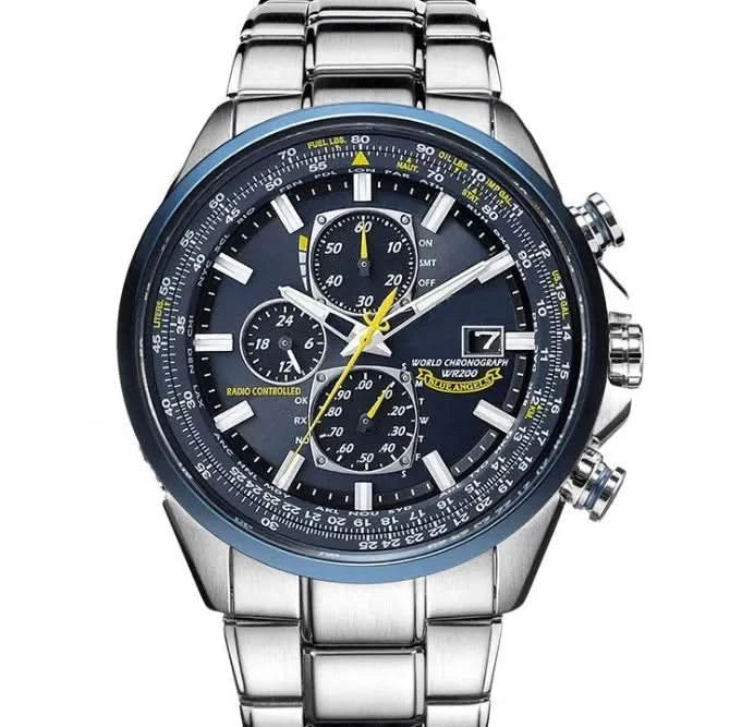 Norvo | Herre's Rustfritt Stål Chronograph Klokke med Kalender