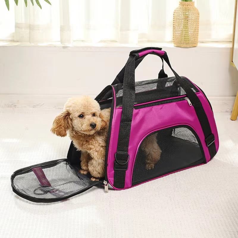 Norvo | Myk sided pet carrier with breathable mesh for small dogs and cats