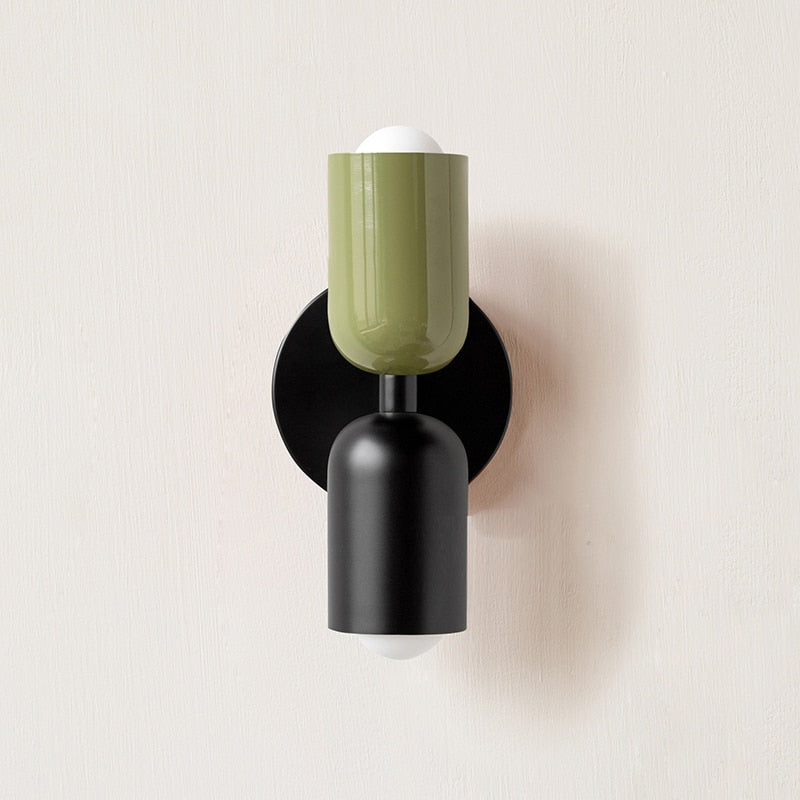 Norvo | Livlig, minimalistisk vegglampe med to lyspærer
