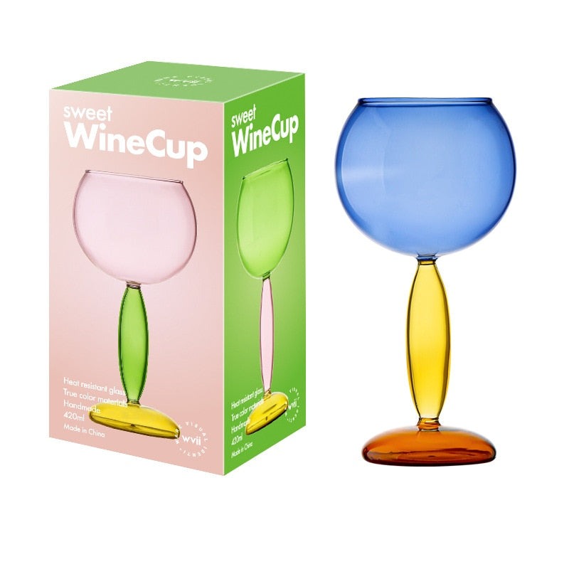 Norvo | Borosilicate 3-Farge Glass - Vin Glass