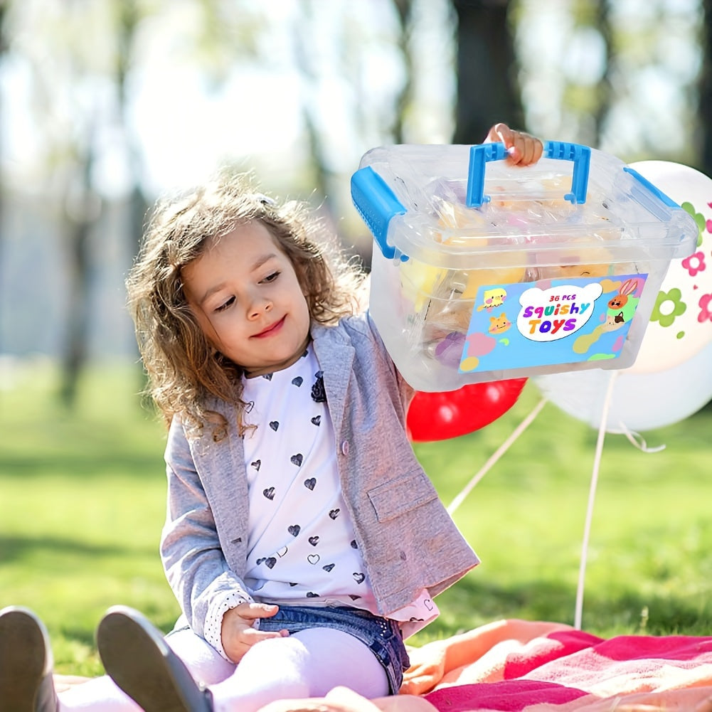 Norvo | SquishyZoo | Kawaii Squishy Dyr Fidget Leketøy - Stressavlastning, Sikkert og Giftfritt, Passer for Alle Aldre