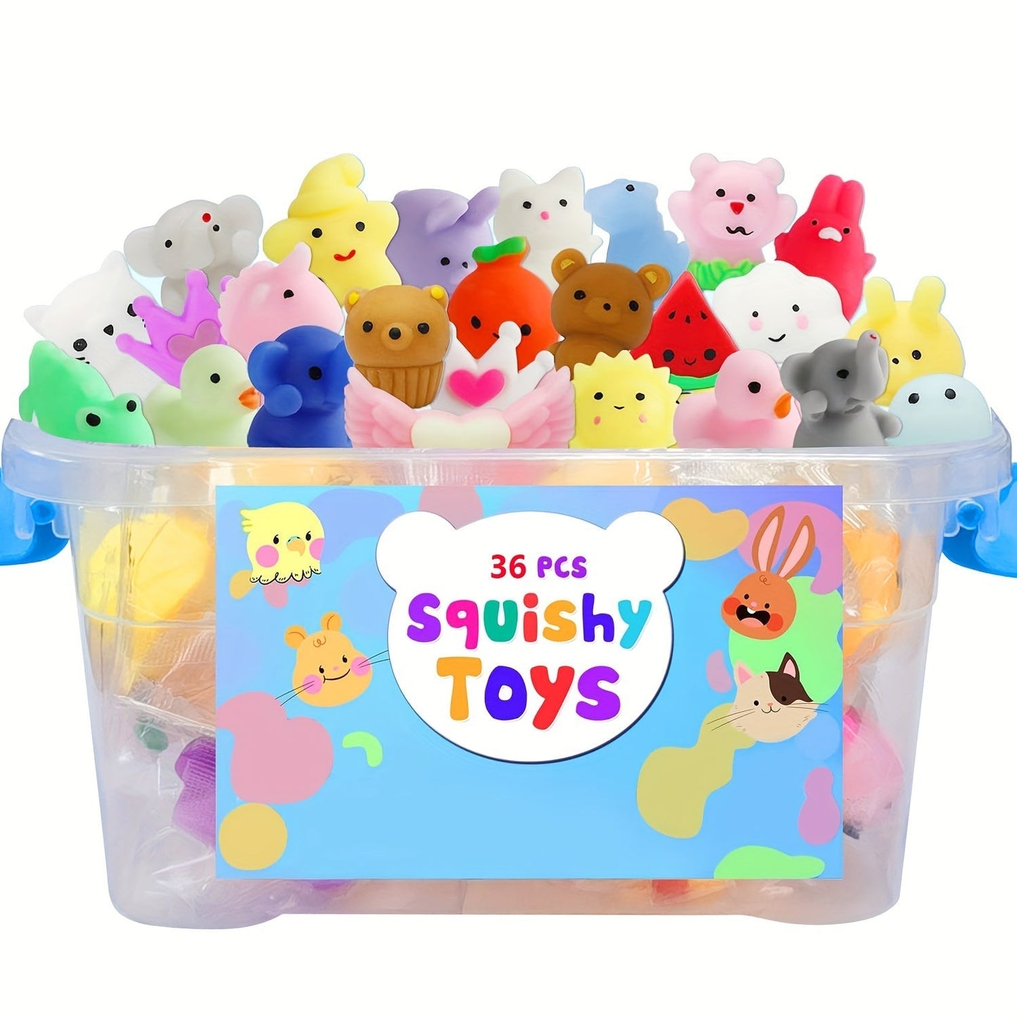 Norvo | SquishyZoo | Kawaii Squishy Dyr Fidget Leketøy - Stressavlastning, Sikkert og Giftfritt, Passer for Alle Aldre