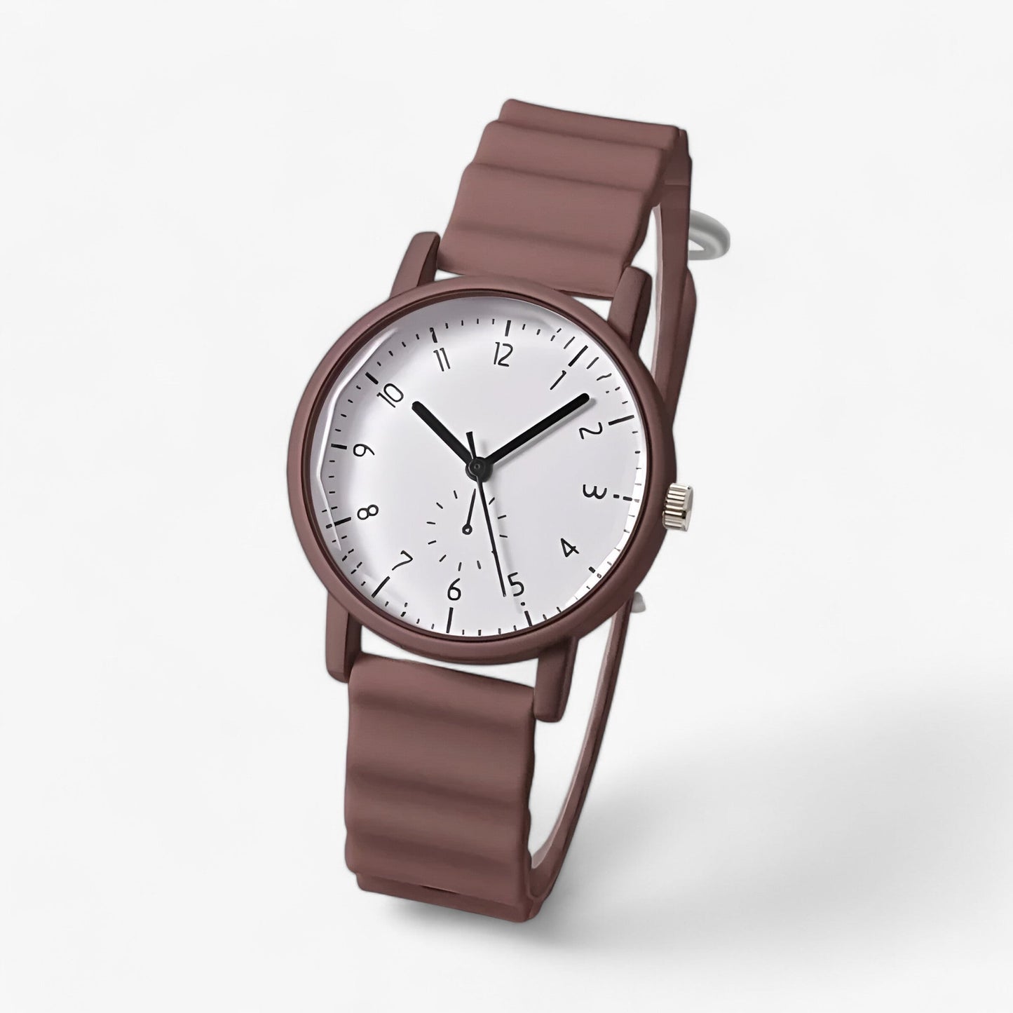 Norvo | Mina Jelly Watch – Fargerik Kvarts Klokke med Elegant Silikon Bølgesnor