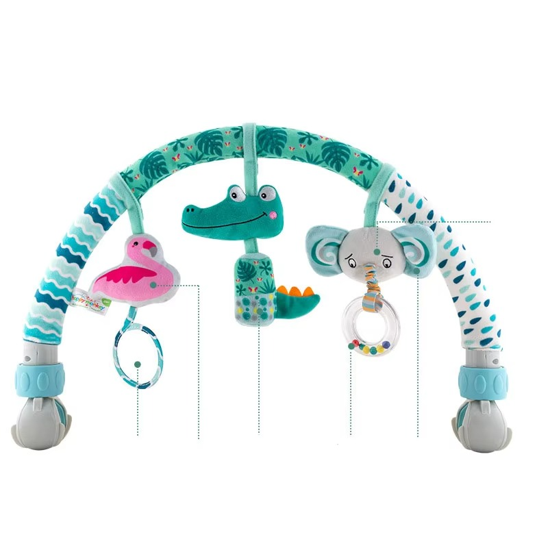 Norvo | Sensorisk Hengende Barnevognleketøy for Nyfødt Utvikling og Underholdning