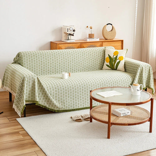 Norvo | Sofateppe kast | Vendbar design & Ekstra stor | Lett å ta vare på & Ripebestandig | CasaLunea