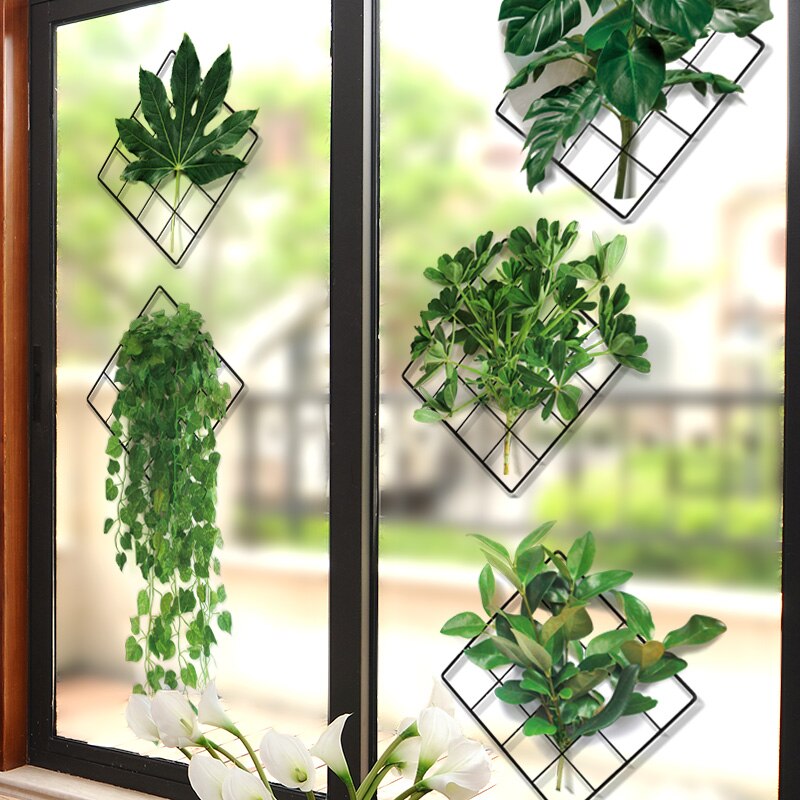 Norvo | 3D Nature Vind Grønn Plante Veggklistremerke