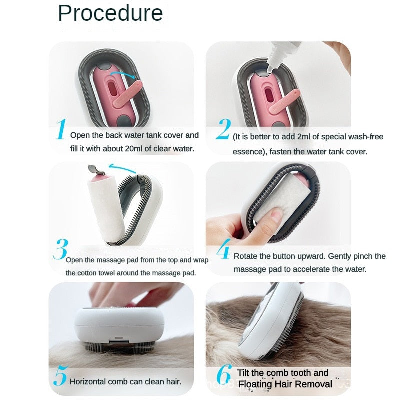 Norvo | Sticky Fresh Fur Pet Water Cleaning Brush