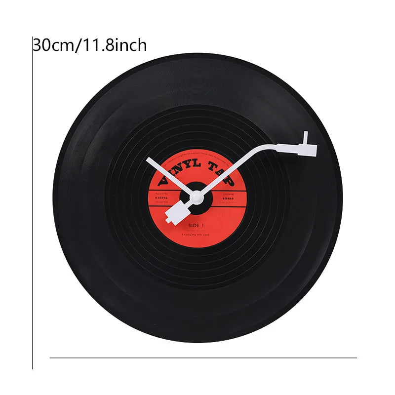 Norvo | Musikalisk Vinyl Plakatveggklokke