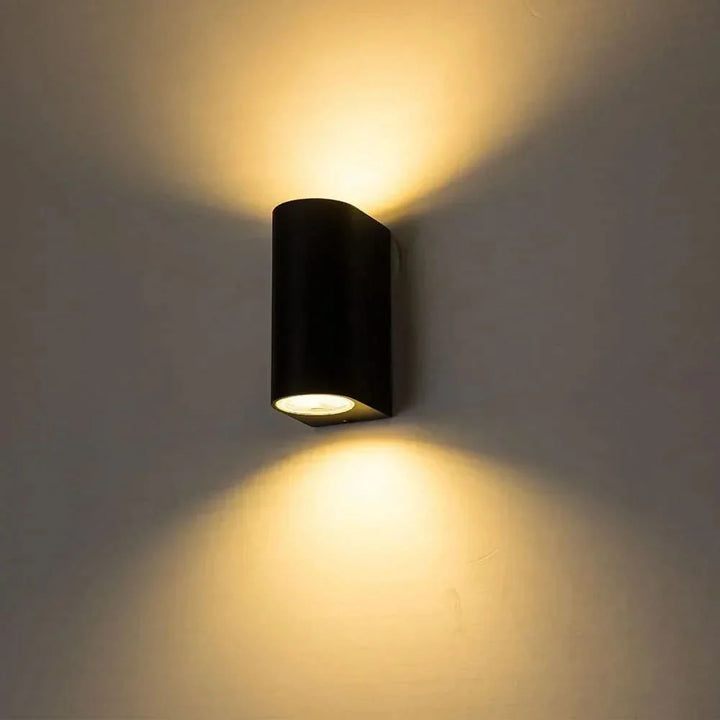 Norvo | Modern LED Utendørs Vegglampe Opp Ned Aluminium