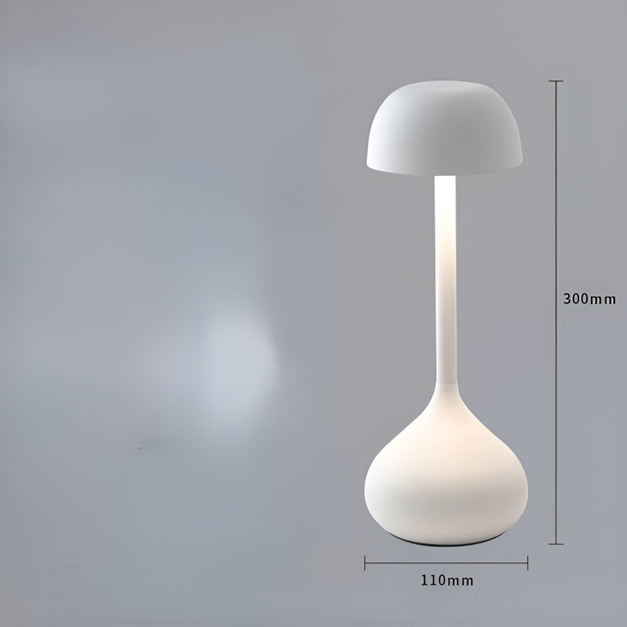 Norvo | LumiTouch Trådløs LED Bordlampe – Elegant, Dimbart og Moderne