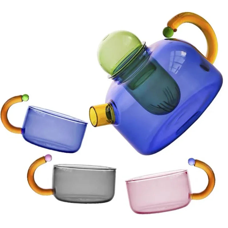 Norvo | Vintage Fargerik Glass Teapot