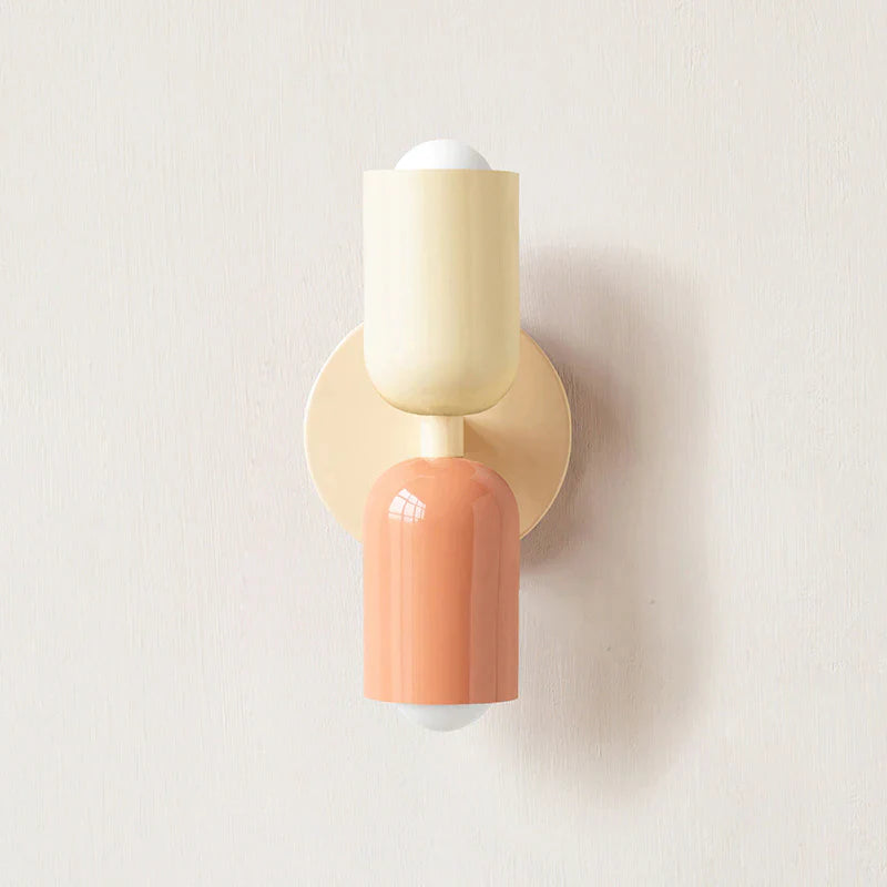Norvo | Livlig, minimalistisk vegglampe med to lyspærer
