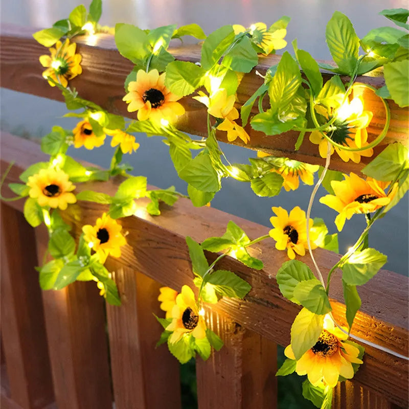 Norvo | Kunstige vinplanter med LED-lamper for oppheng