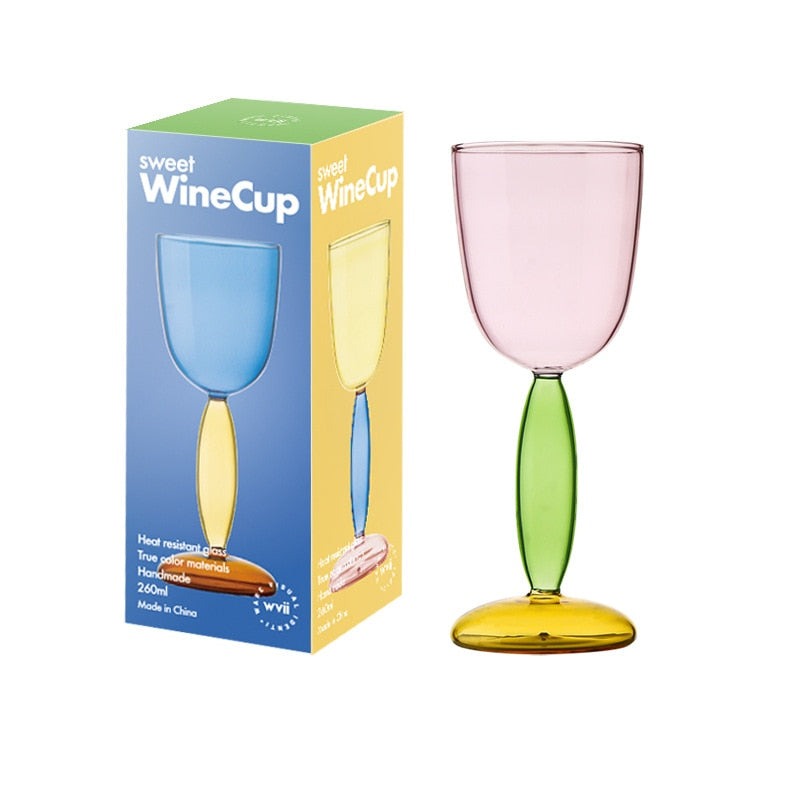 Norvo | Borosilicate 3-Farge Glass - Vin Glass