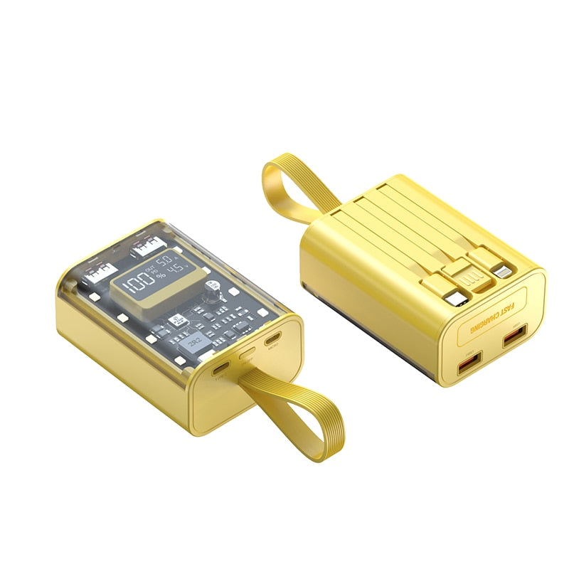 Norvo | Transparent Insight Hurtigladings Powerbank