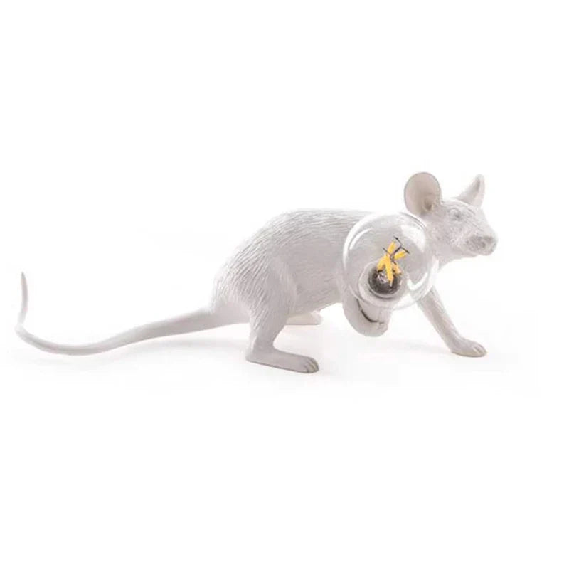Norvo | Moderne LED Dyre Bordlamper: Har resin, Katt, og Ekorn Nattlys