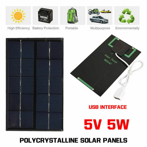 Norvo | Nødhjelp Tur Solar USB Bærbar Laderpanel
