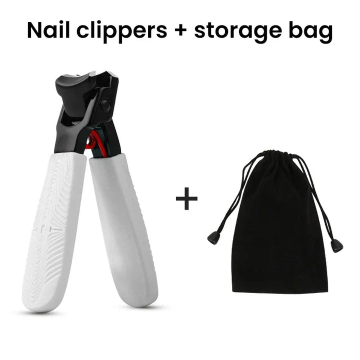 Norvo | 2023 Ny Anti-Splash Negleklipper - Stor Enkel Negletrimmer for tykke og harde negler, Husstandsartikler