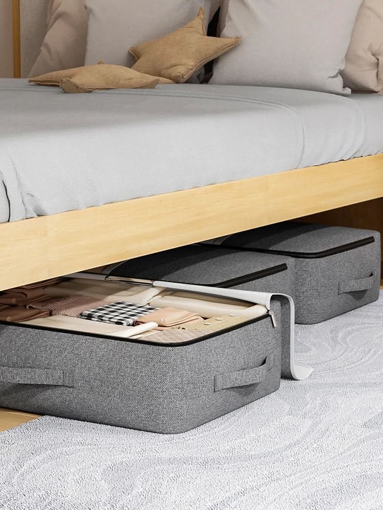 Norvo | KLESOPLAGSPOSE – Sammenleggbar oppbevaringspose med vindusluke og glidelås for klær og sengetøy