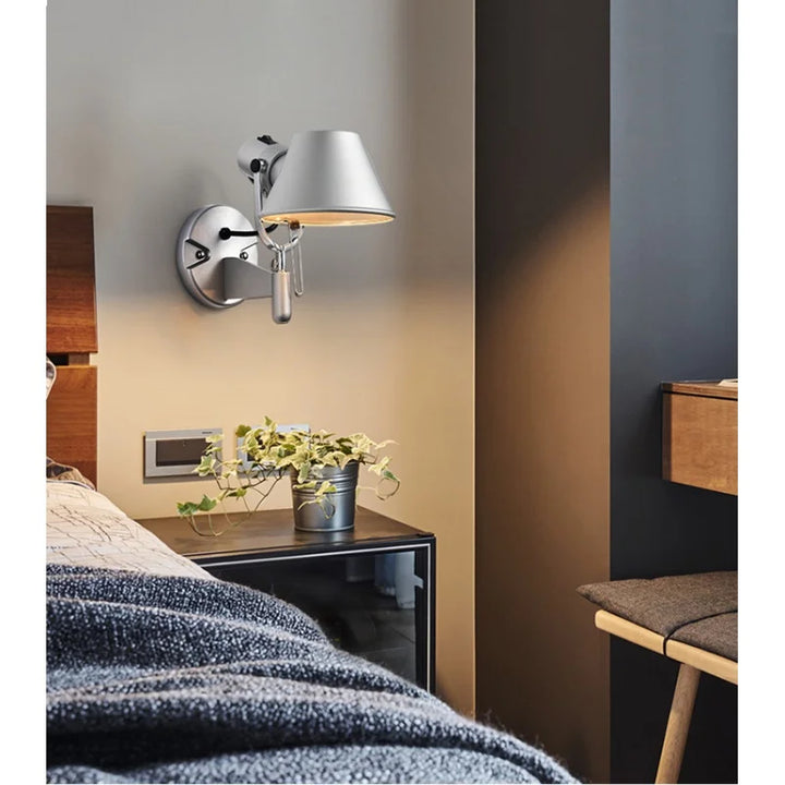 RockFleur - Justerbar industriell vegglampe for soverom Norvo