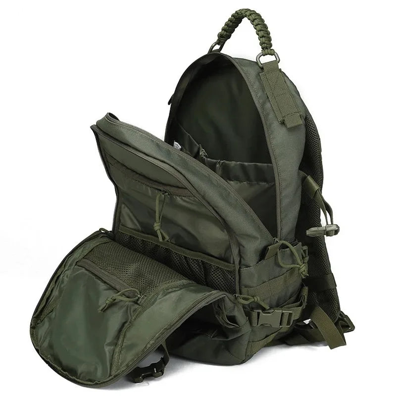 Norvo | TrekNexus 35 L Tursekk for Menn | Taktisk Tursekk 48 × 33 × 22 cm | Utendørs Camping, Fisking, Jakt & Sport med MOLLE System