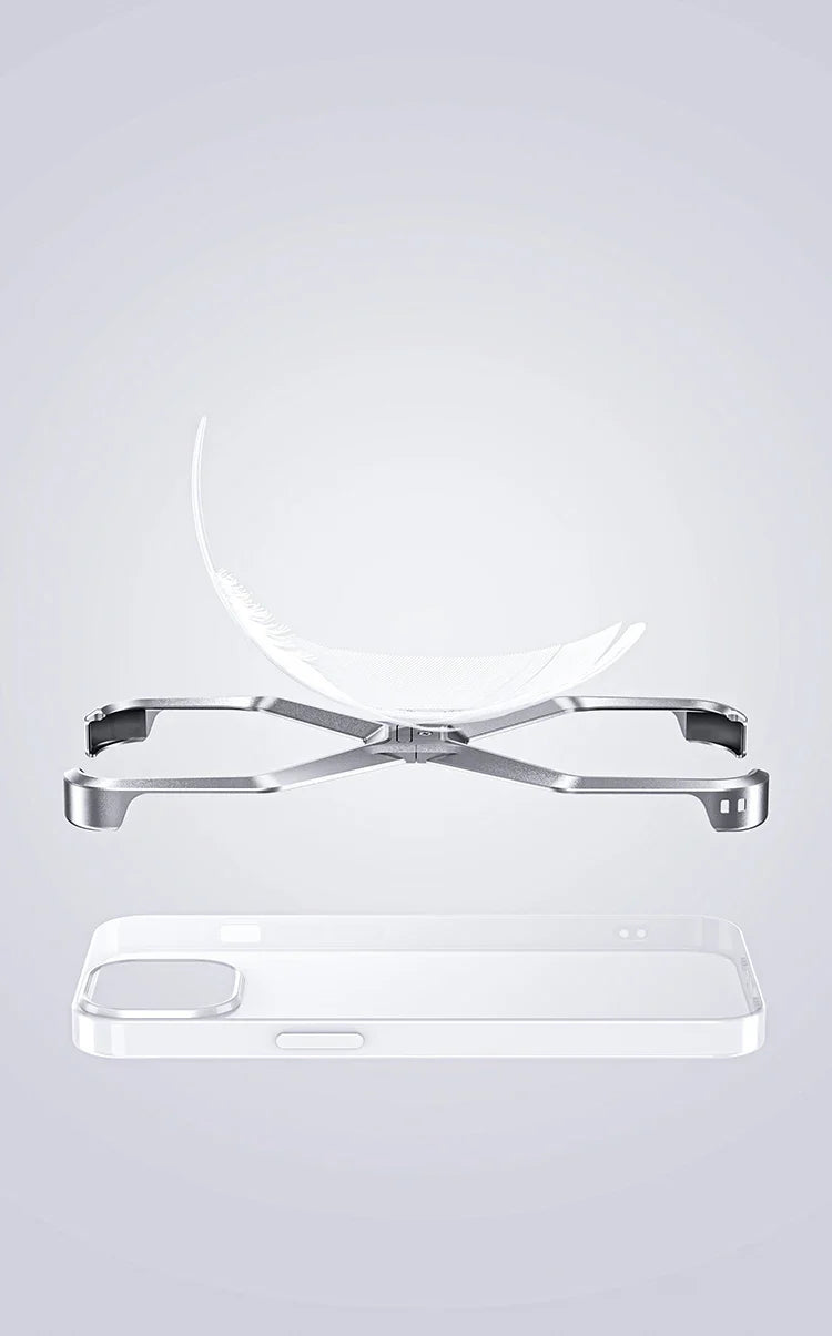 Norvo | Avtagbart Metall Kjølig Legering iPhone-deksler