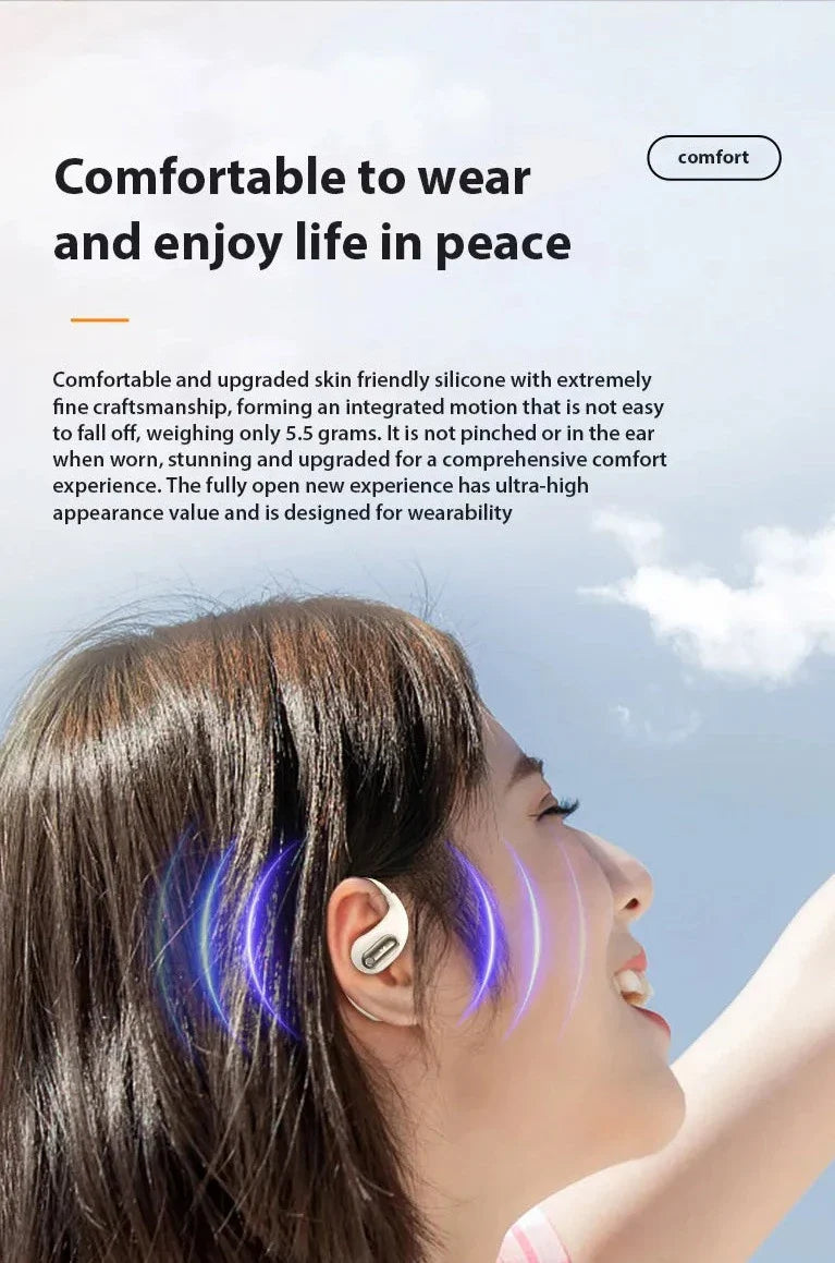 Norvo | Bone Conduction Bluetooth Touch Control Ørepropper