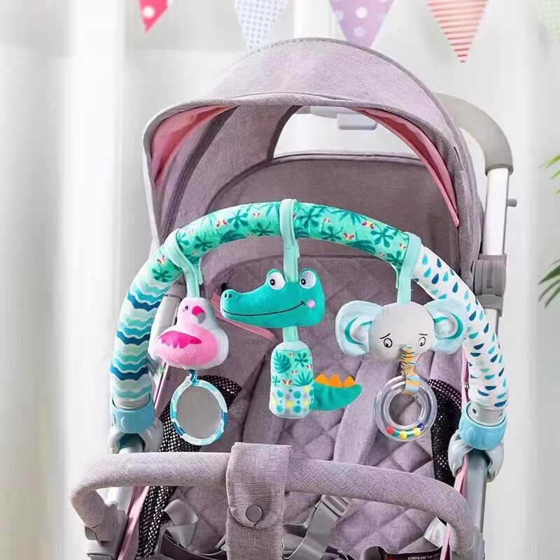 Norvo | Sensorisk Hengende Barnevognleketøy for Nyfødt Utvikling og Underholdning