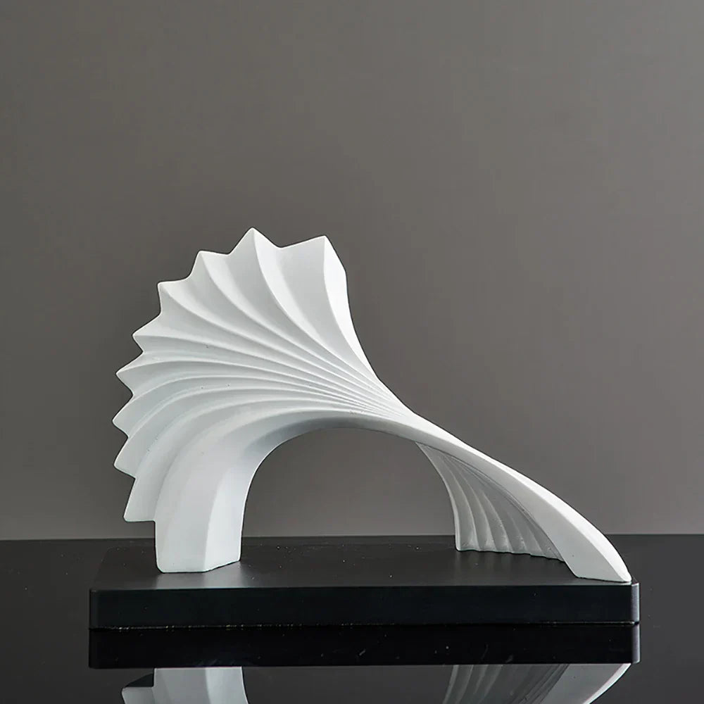Norvo Decor Abstrakt Skulptur Har Kunst Gullstatue Stue Norvo Dekorasjon Kontor Skrivebords Tilbehør Håndverk Ornamenter