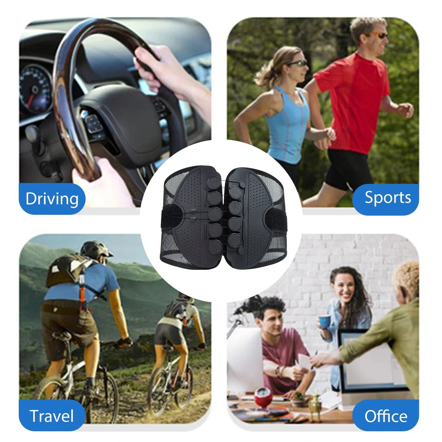 Norvo | Justerbart ryggrads lumbalstøttestykke