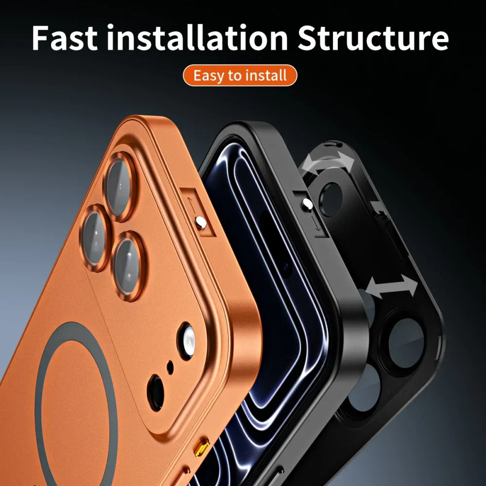 Norvo | EliteGuard Metallramme Etui | Premium beskyttelse med et elegant utseende for enheten din