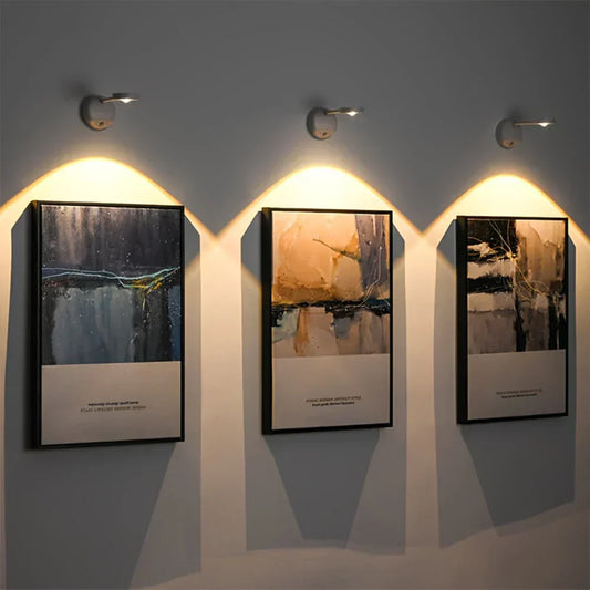 Norvo | Veggspotlight – SmartGlow – oppladbar LED – bevegelsessensor