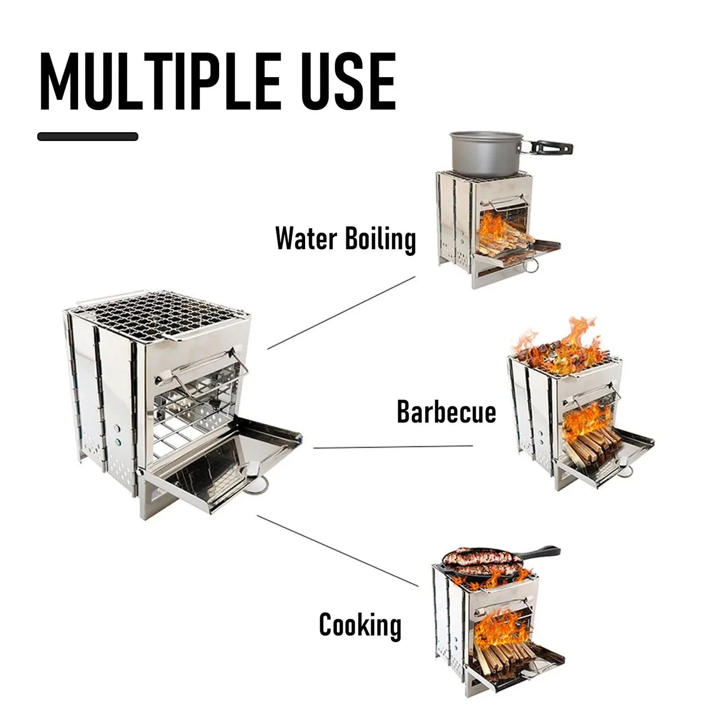 Norvo | Bærbar kokeapparat i rustfritt stål