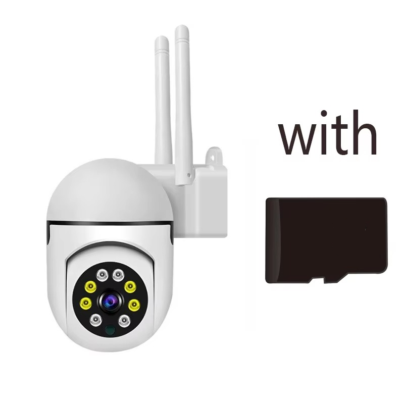 Norvo | 1080P PTZ WiFi sikkerhetskamera med lyd, 4X zoom, nattesyn, vanntett