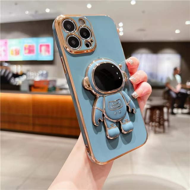 Norvo | Astronaut Kickstand Myk Etui for Ulike iPhone Modeller