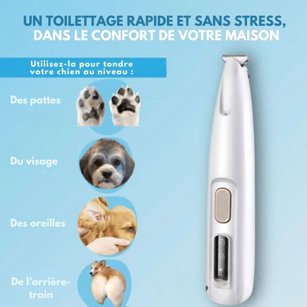 Norvo | SilentPet Trimmer – Stille pels trimmer for sensitive områder på hund & katt