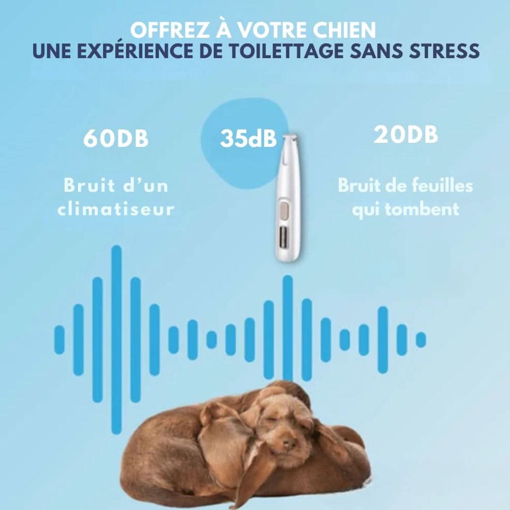 Norvo | SilentPet Trimmer – Stille pels trimmer for sensitive områder på hund & katt
