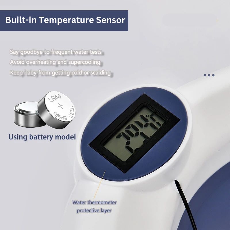 Norvo | Baby Badekar med Termometer