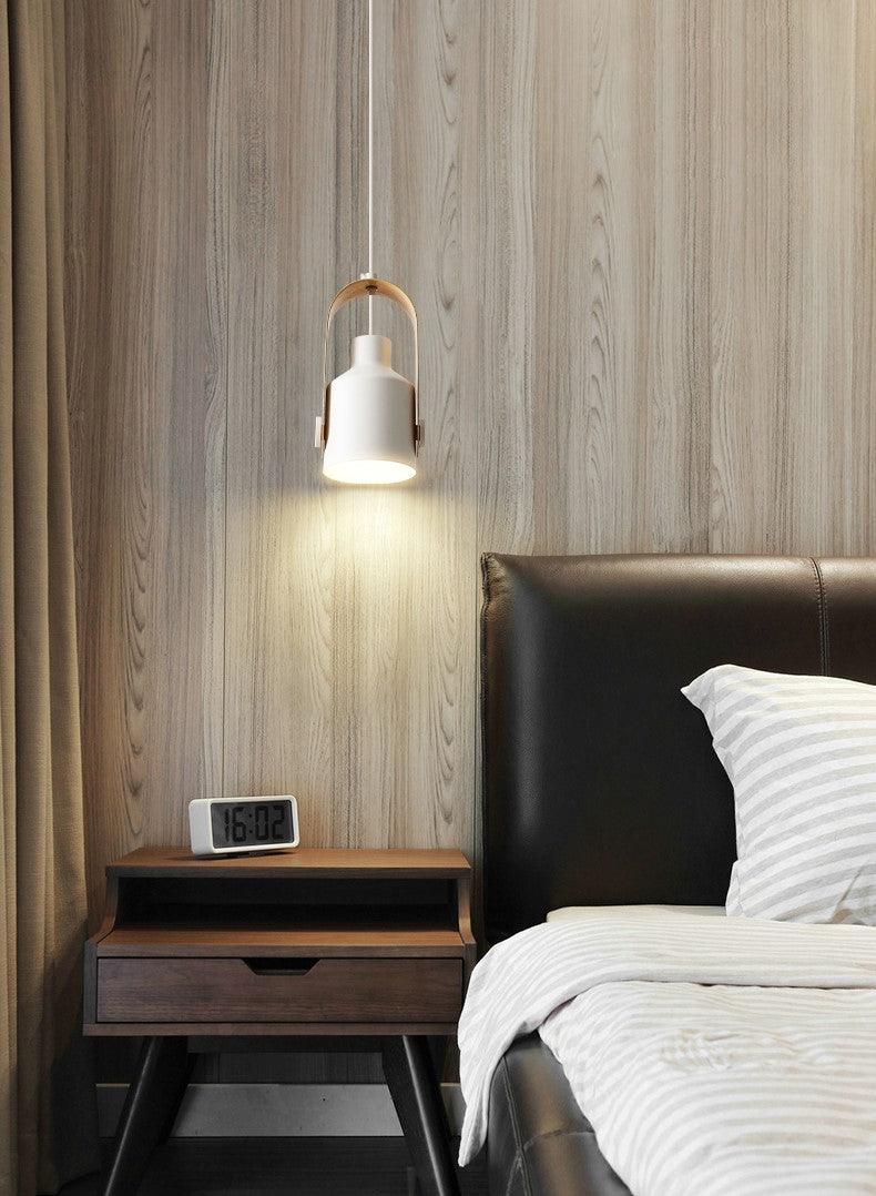 Norvo | Skandinavisk Pendellampe Treutseende Metall Minimalt Design